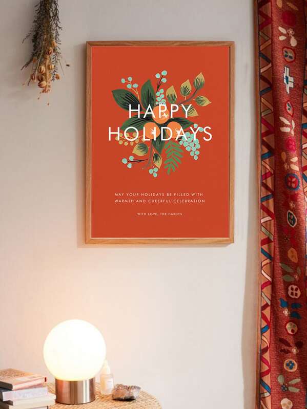 

Flower & Slogan Wall Print Without Frame