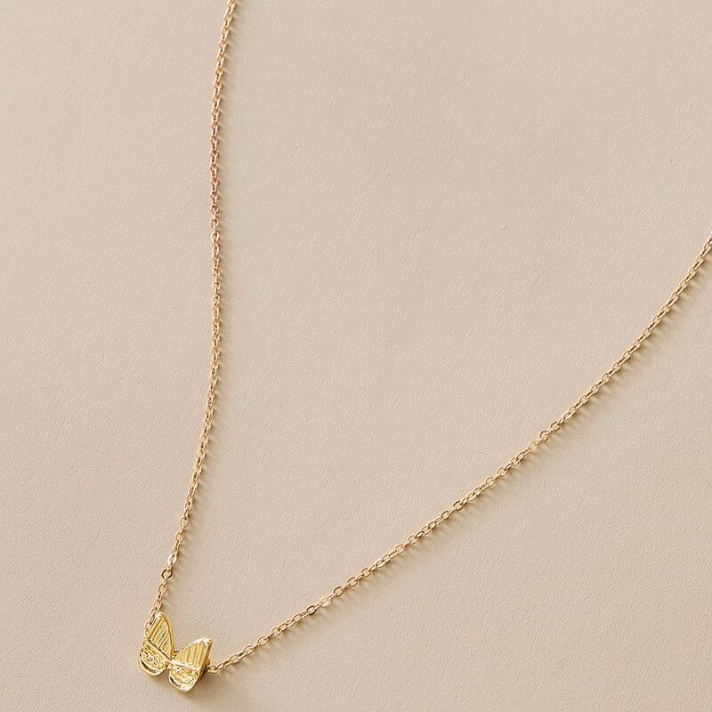 

1pc Wing Charm Necklace, Gold