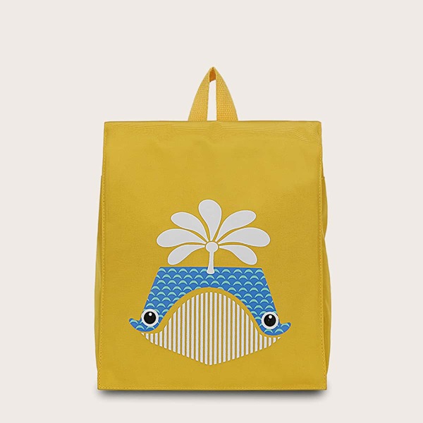 

Kids Whale Graphic Backpack, Yellow