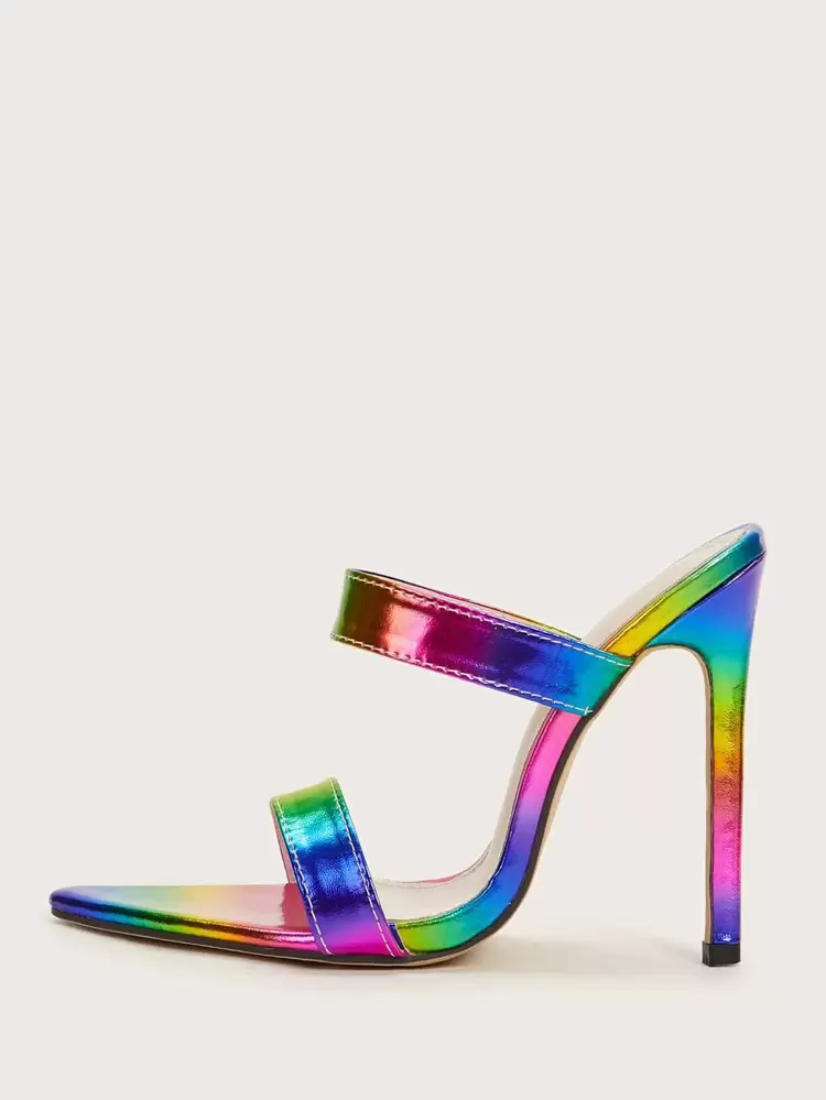 rainbow mules