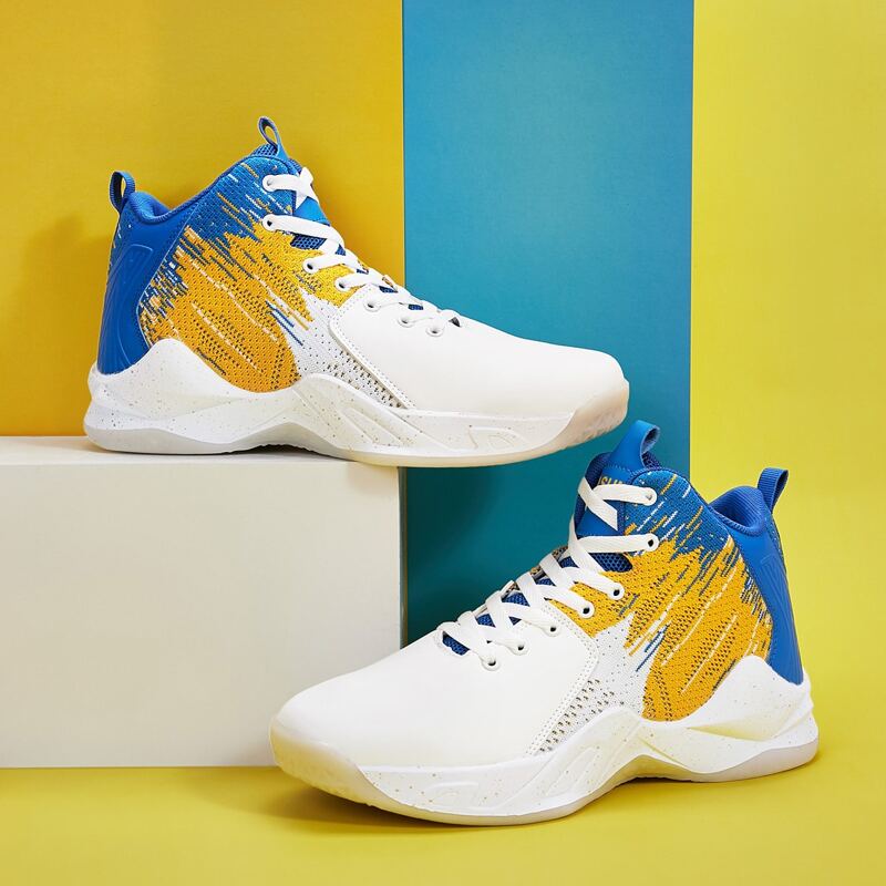 

Guys Colorblock Lace-up Front Sneakers, Multicolor