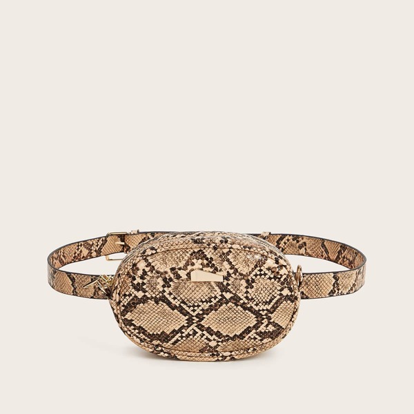 

Snakeskin Fanny Pack, Multicolor
