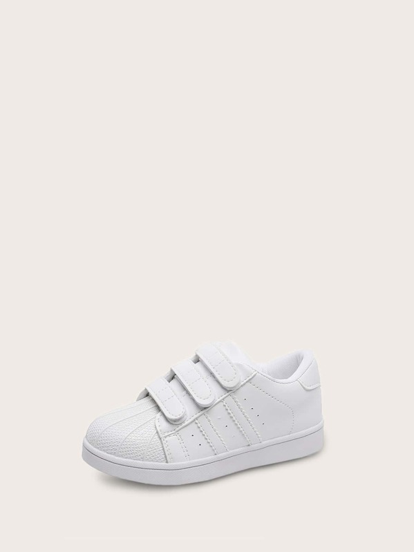 

Toddler Girls Velcro Strap Sneakers, White