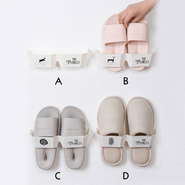 

1pc Wall Hanging Shoes Rack