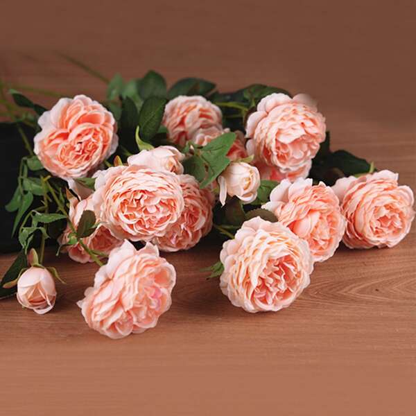 

1bundle Artificial Flower With 5pcs Branch