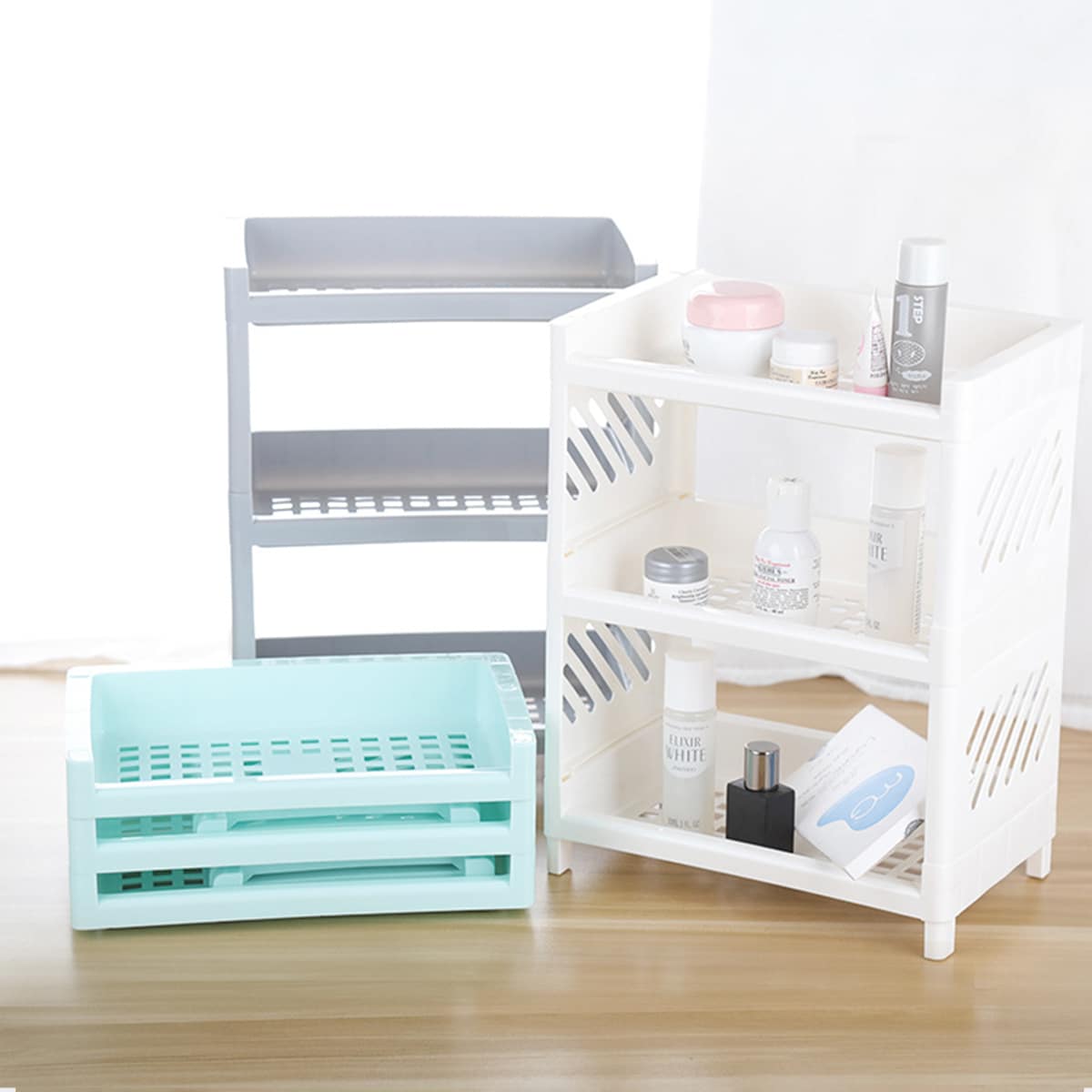 

1pc Random Multi-Layer Desktop Storage Rack, Multicolor