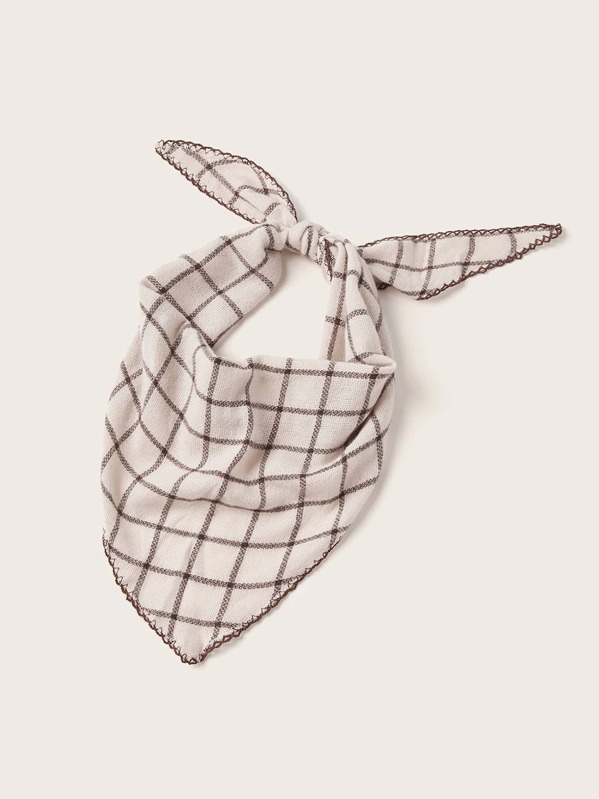 

Kids Plaid Pattern Scarf, Multicolor