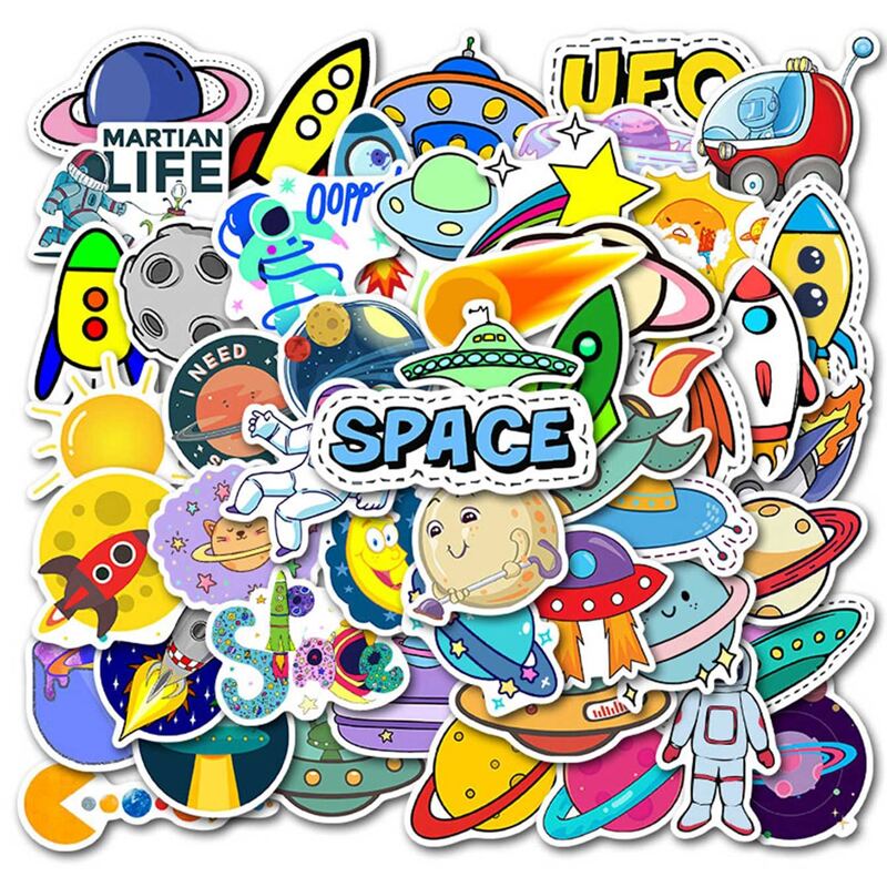 

50pcs Cartoon Planet Graffiti Sticker