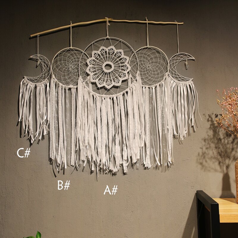 

1pc Woven Tassel Dream Catcher Wall Decor