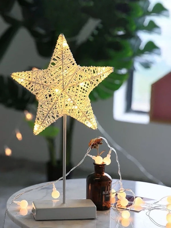 1pc Star Shaped Table Lamp Shein In 1pc Star Shaped Table Lamp Shein In, Metal Star Table Lamp