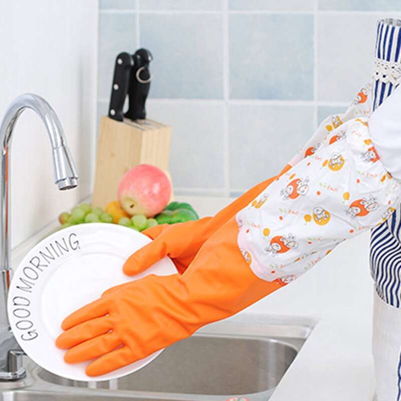 

1pair Waterproof Gloves Random Color, Multicolor
