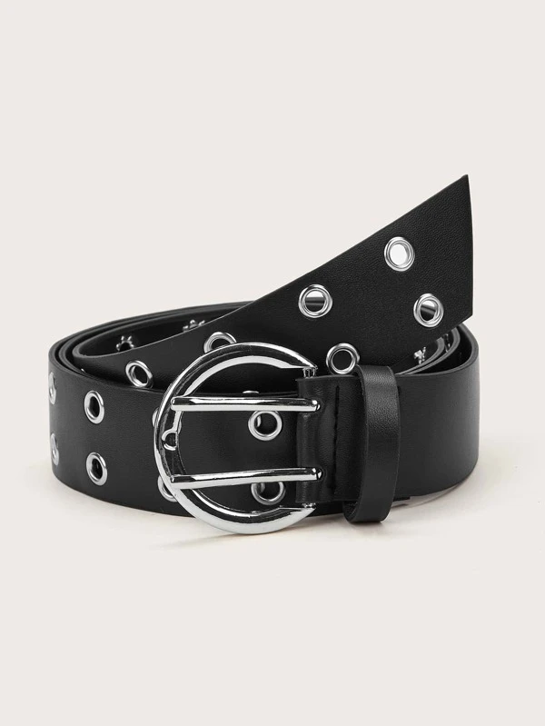 eyelet buckle belt