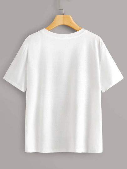 Maglietta con manica corta e figura grafica