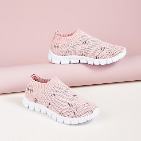

Slip On Wide Fit Sneakers, Pink