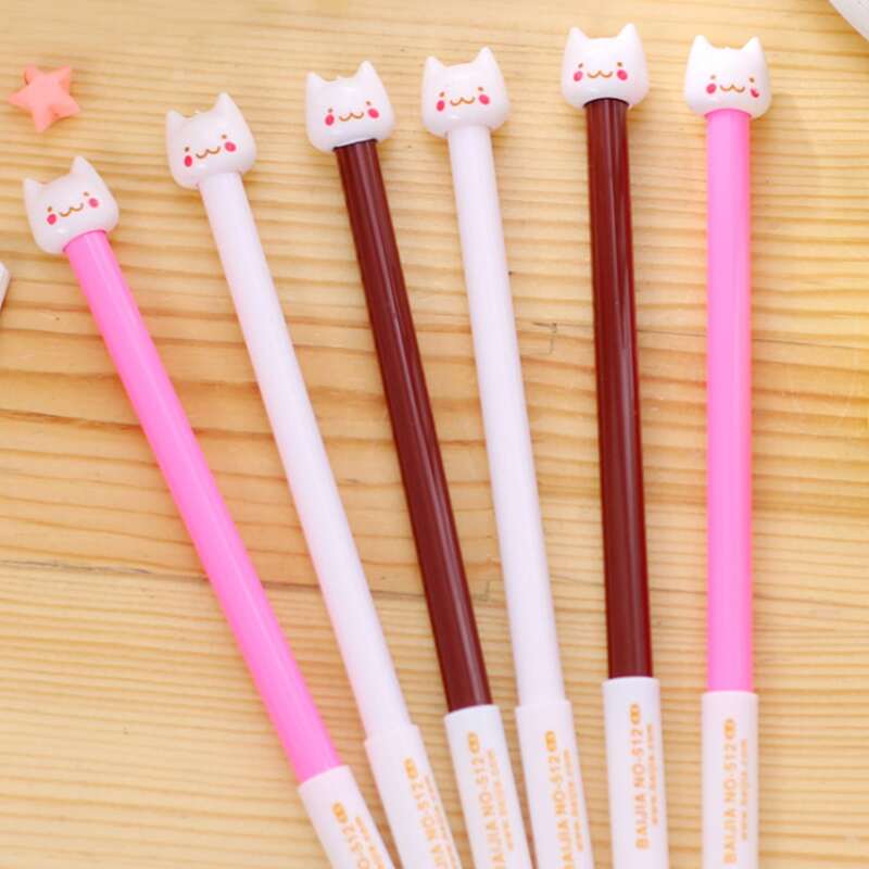 

4pcs Random Cat Decor Gel Pen