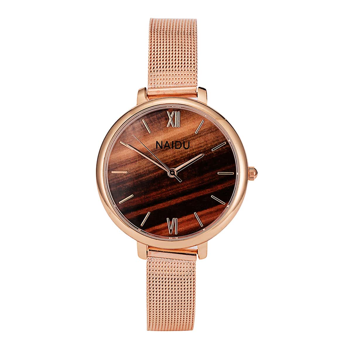 

Mesh Strap Round Dial Quartz Watch