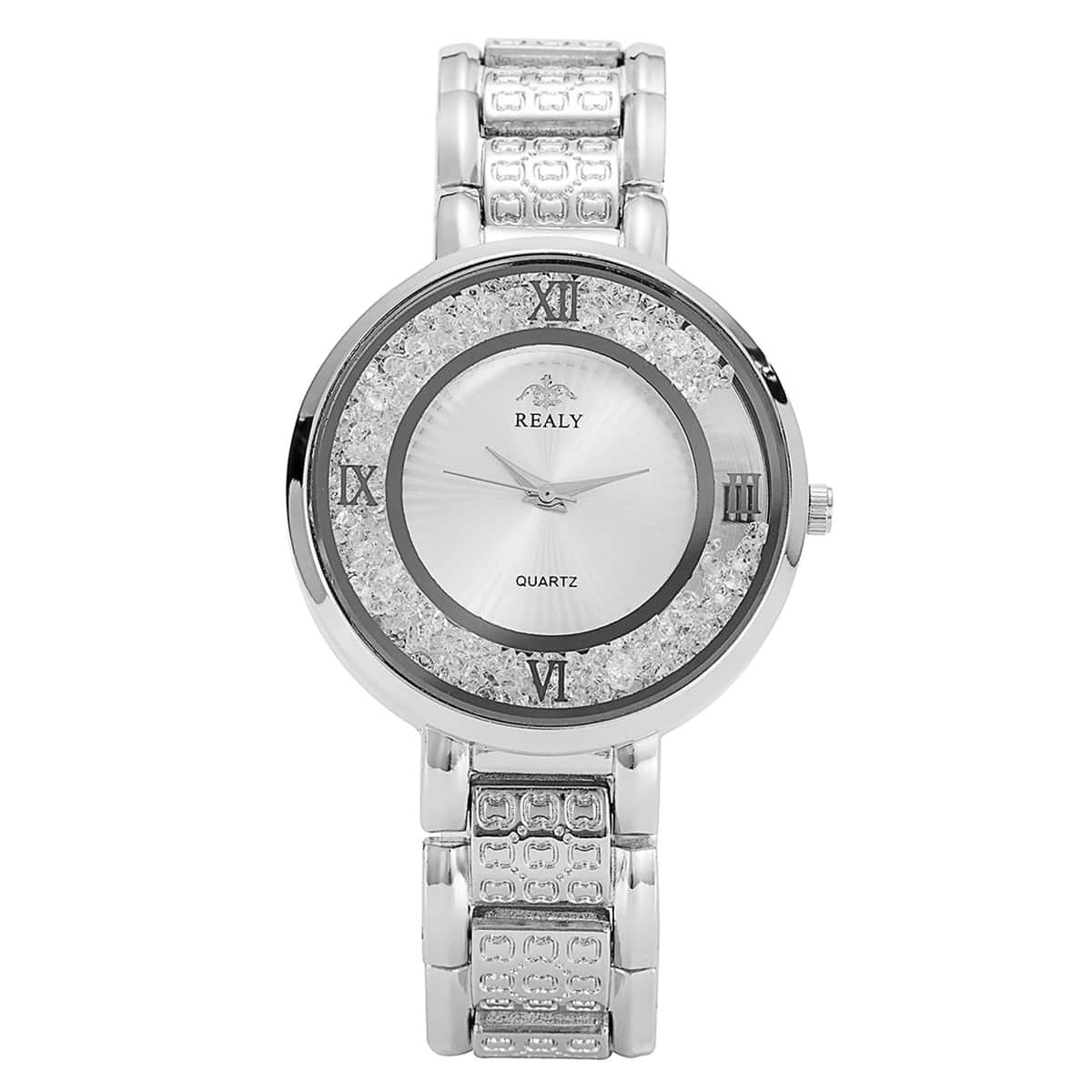 

Round Dial Quicksand Quartz Watch