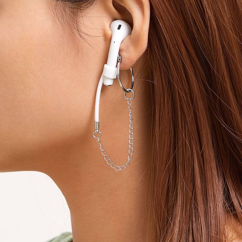 

1pair Anti-lost Airpods Holder Earrings