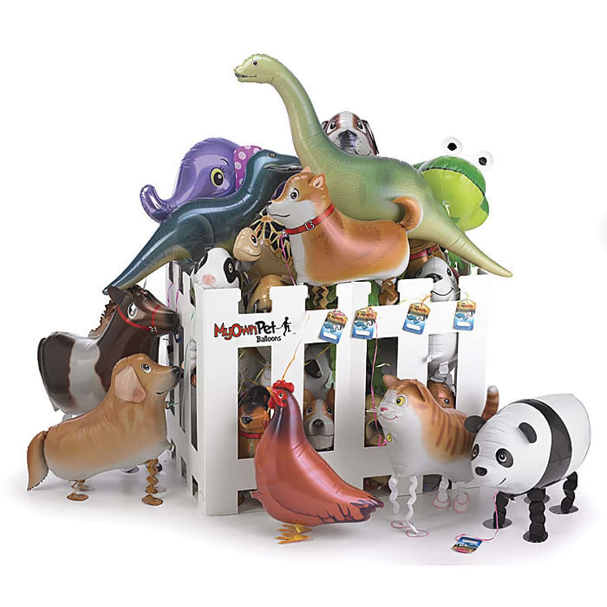 

1pc Cartoon Animal Shaped Aluminum Foil Balloon, Multicolor