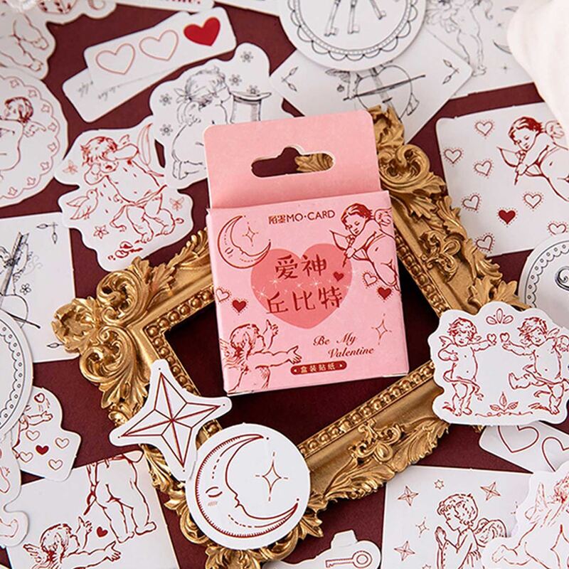 

46pcs Cute Cupid Pattern Sticker