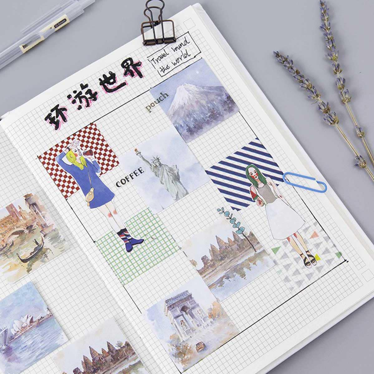 

45pcs World Travel Pattern Sticker