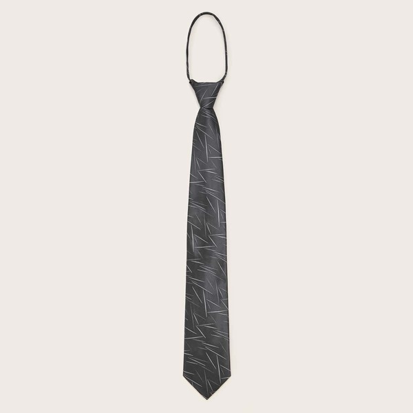 

Men Graphic Tie, Grey