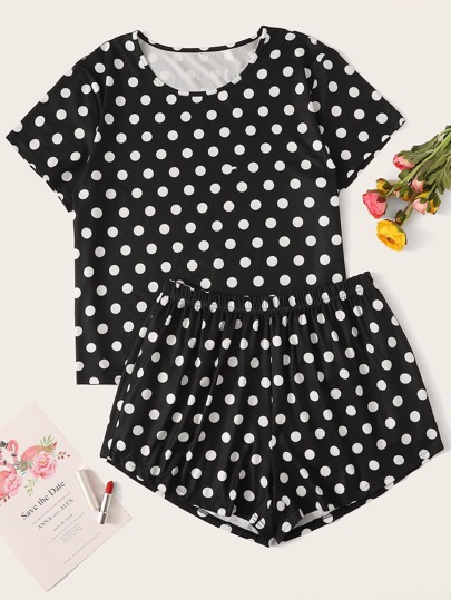 Plus Polka Dot PJ Set