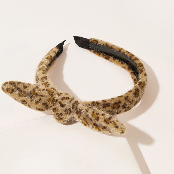

Fluffy Leopard Pattern Hair Hoop, Multicolor
