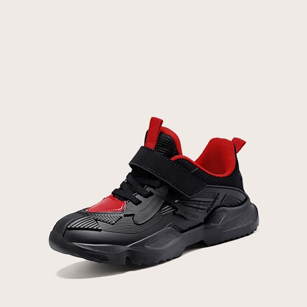 

Boys Velcro Strap Chunky Sneakers, Black
