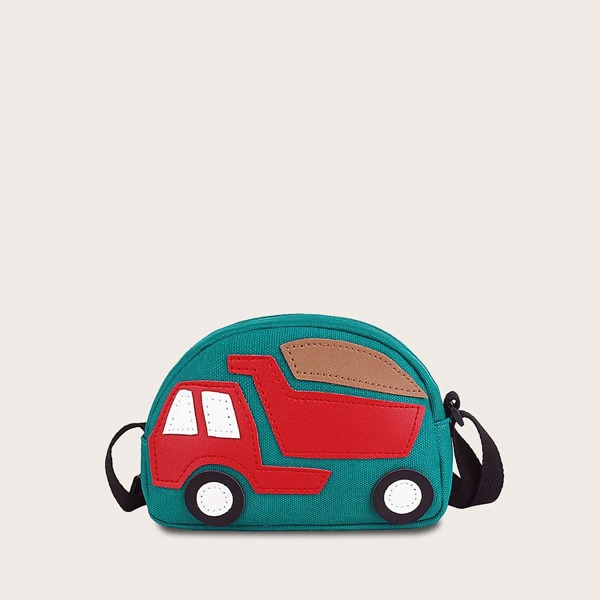 

Kids Car Design Canvas Crossbody Bag, Multicolor