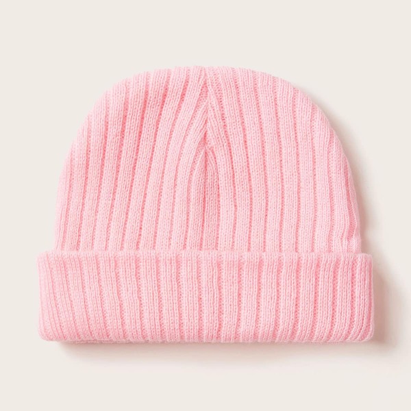 

Toddler Girls Solid Beanie, Pink