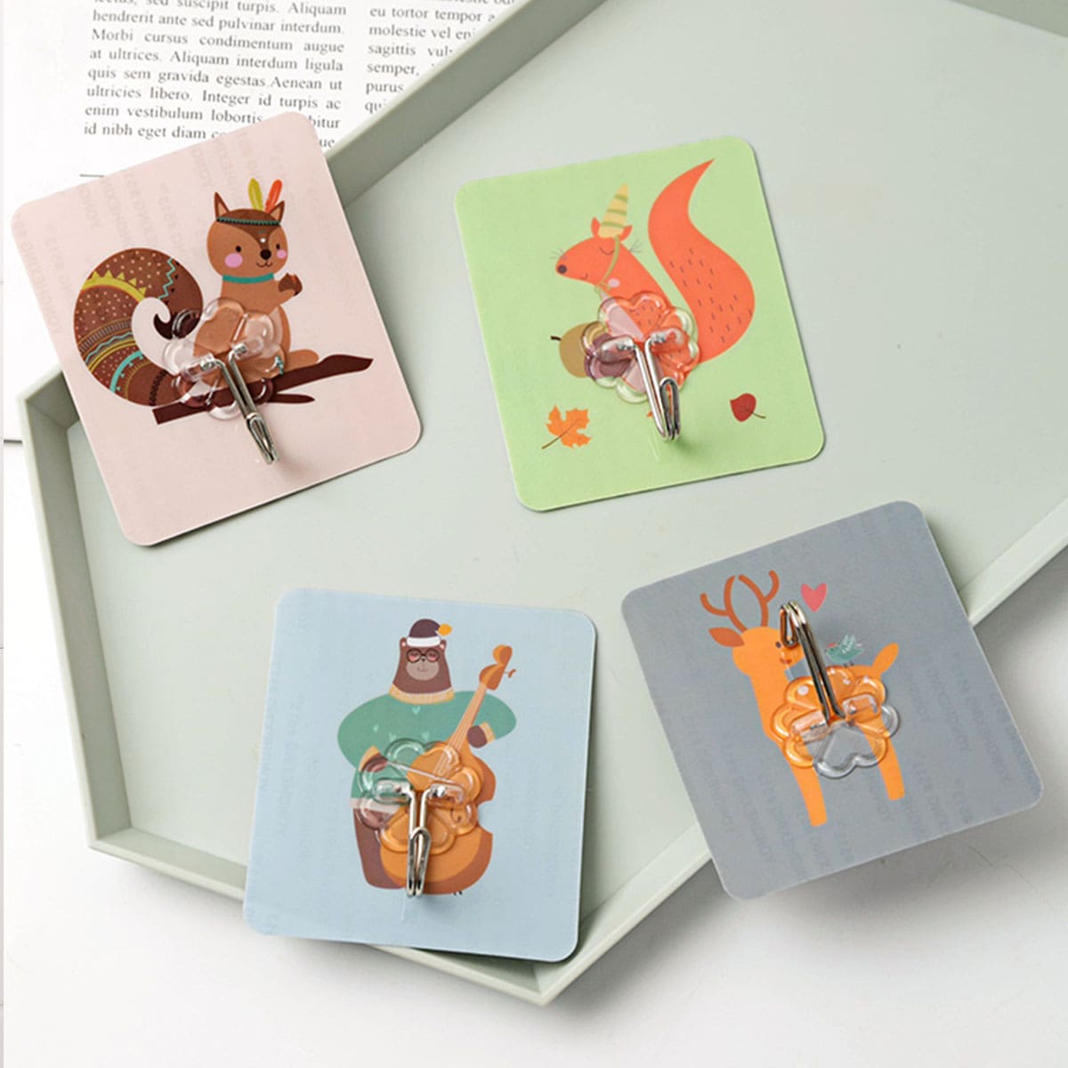 

10pcs Random Cartoon Punch-free Wall Hook