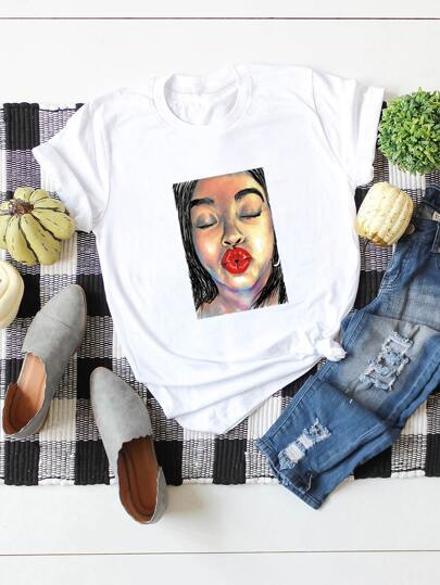 Figure Graphic Short Sleeve Tee