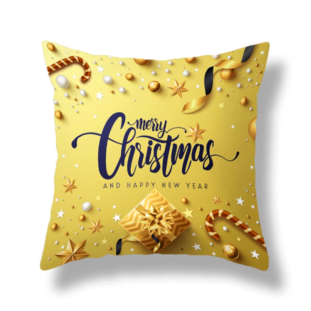 

1pc Christmas Pattern Cushion Cover Without Filler, Multicolor