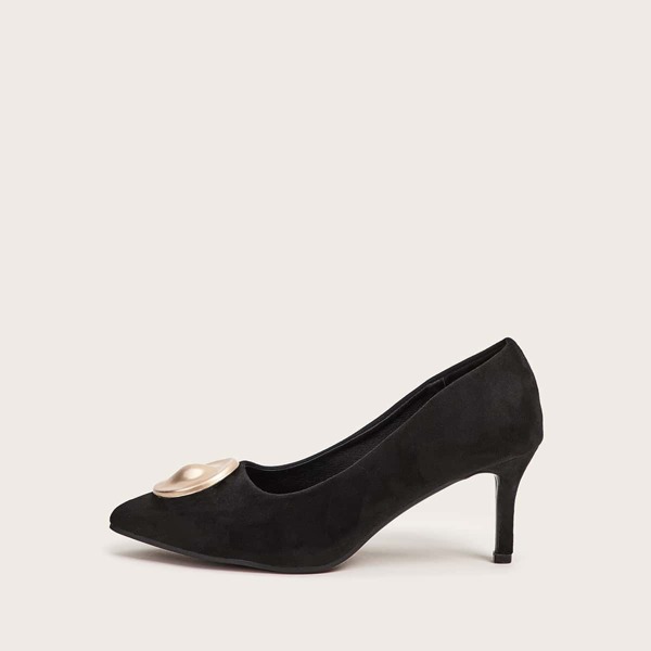 

Point Toe Stiletto Heels, Black