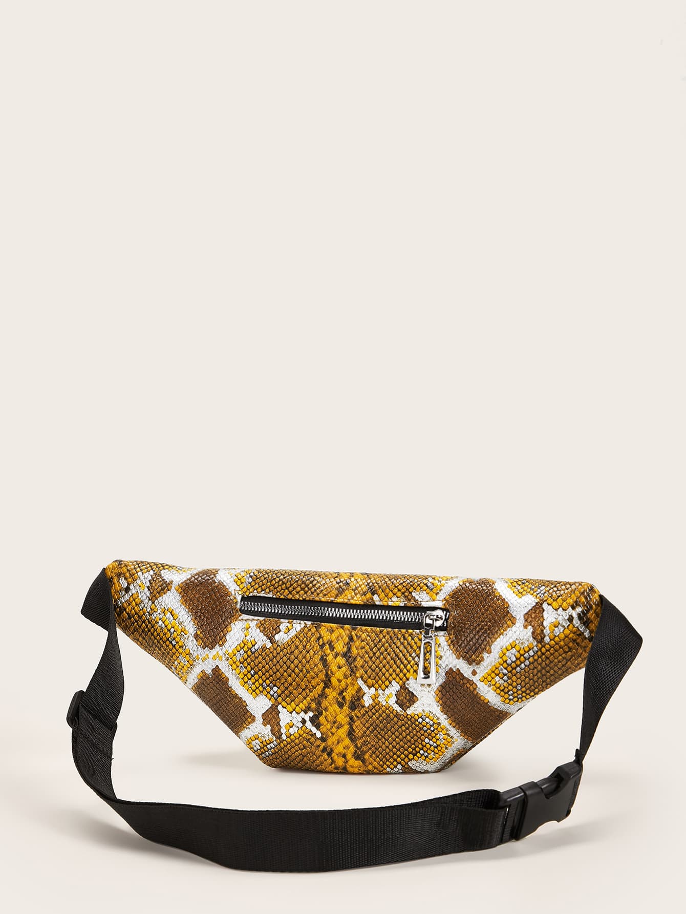 snakeskin zip front fanny pack for sale australia