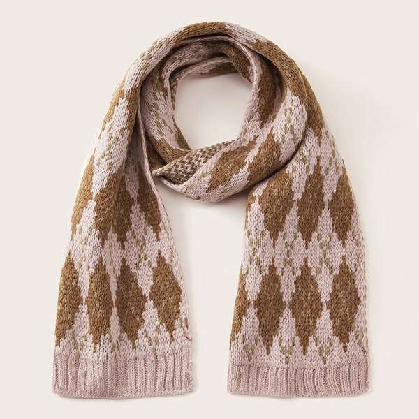 

Toddler Girls Graphic Scarf, Multicolor