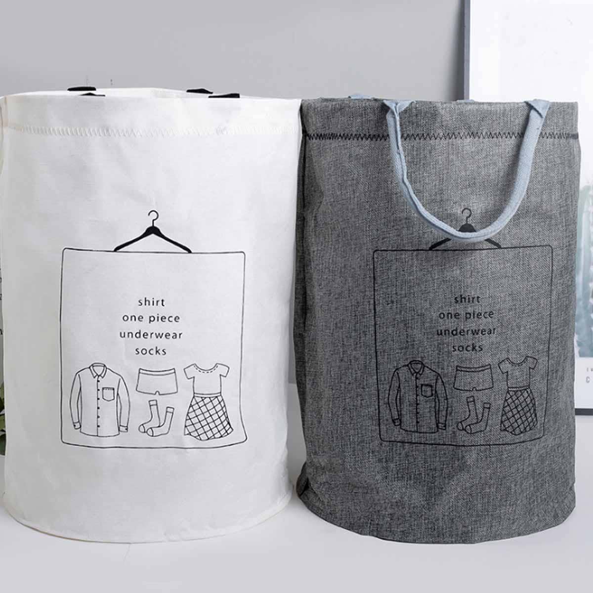 

1pc Random Multifunction Linen Storage Basket, Multicolor