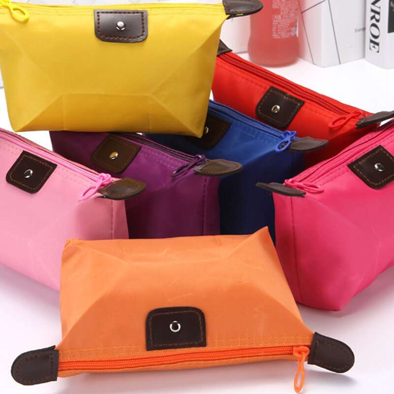 

1pc Random Dumpling Shaped Cosmetic Storage Bag, Multicolor