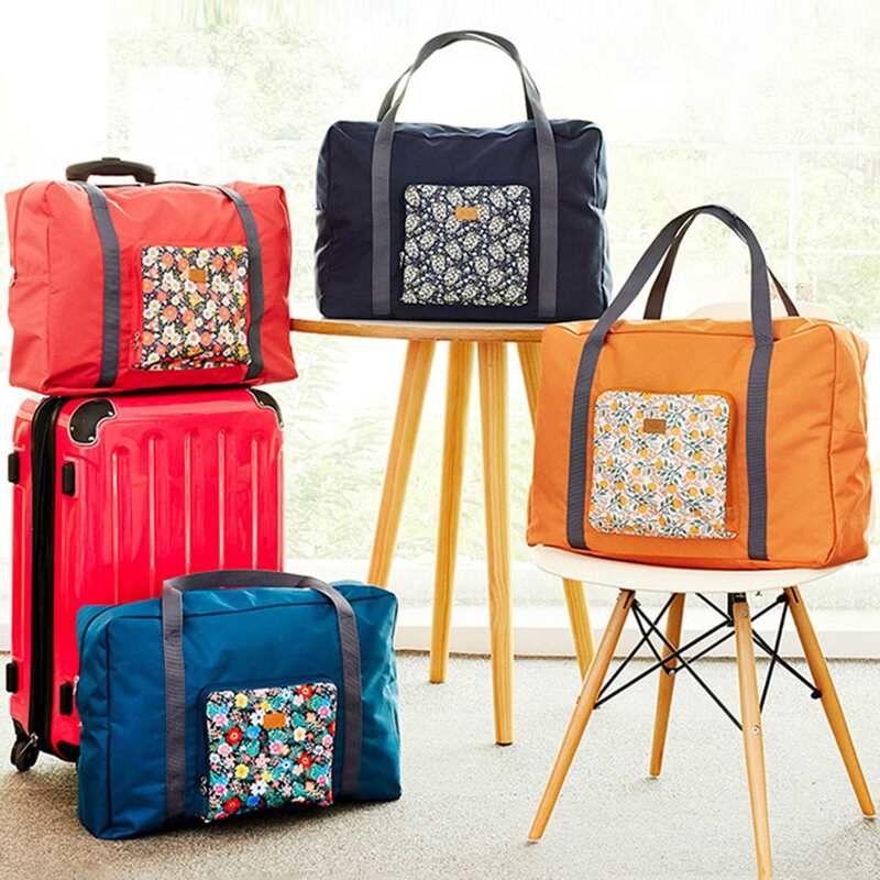 

1pc Random Foldable Travel Portable Storage Bag, Multicolor