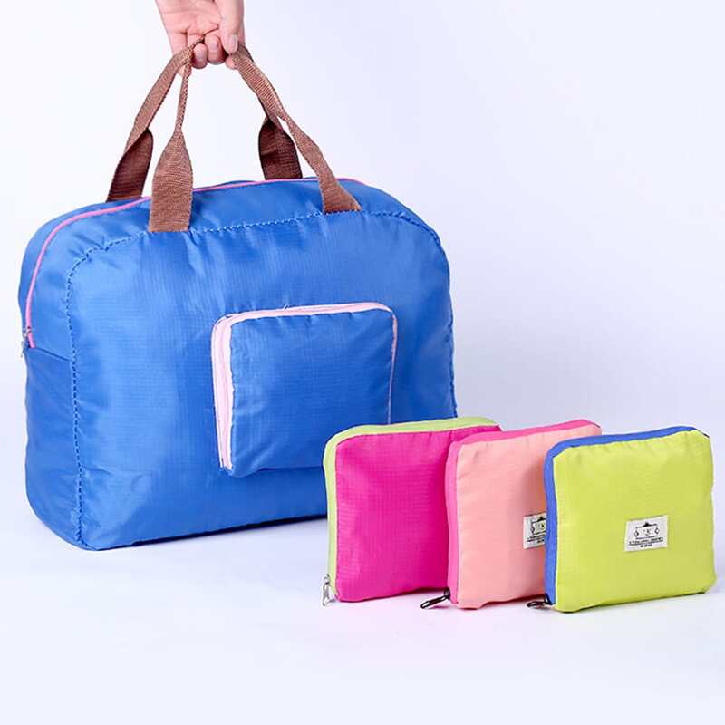 

1pc Random Foldable Travel Portable Storage Bag, Multicolor