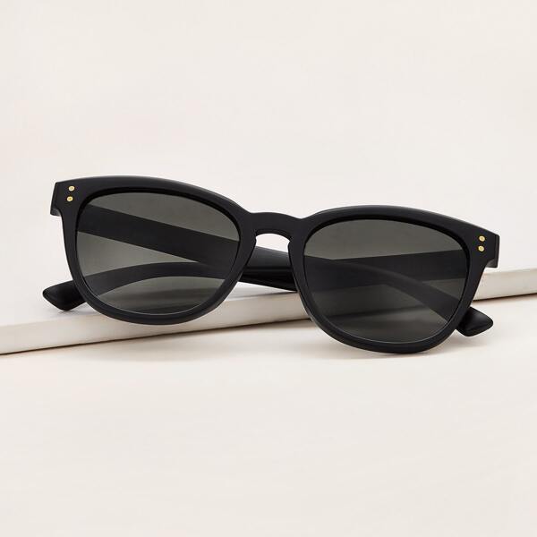 

Acrylic Frame Sunglasses With Case, Black
