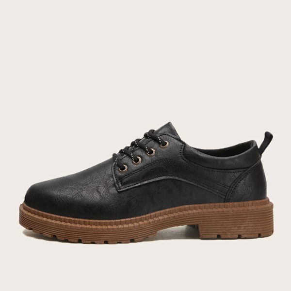 

Men Lace-up Front Dress Shoes, Black