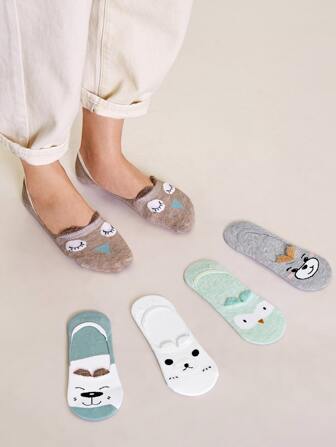 جوارب كارتون 5 أزواج