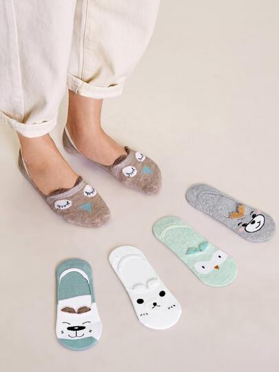 جوارب كارتون 5 أزواج