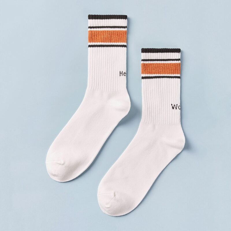 

Guys Letter Graphic Socks, Multicolor