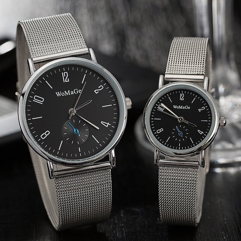 

Mesh Strap Pointer Couple Watch