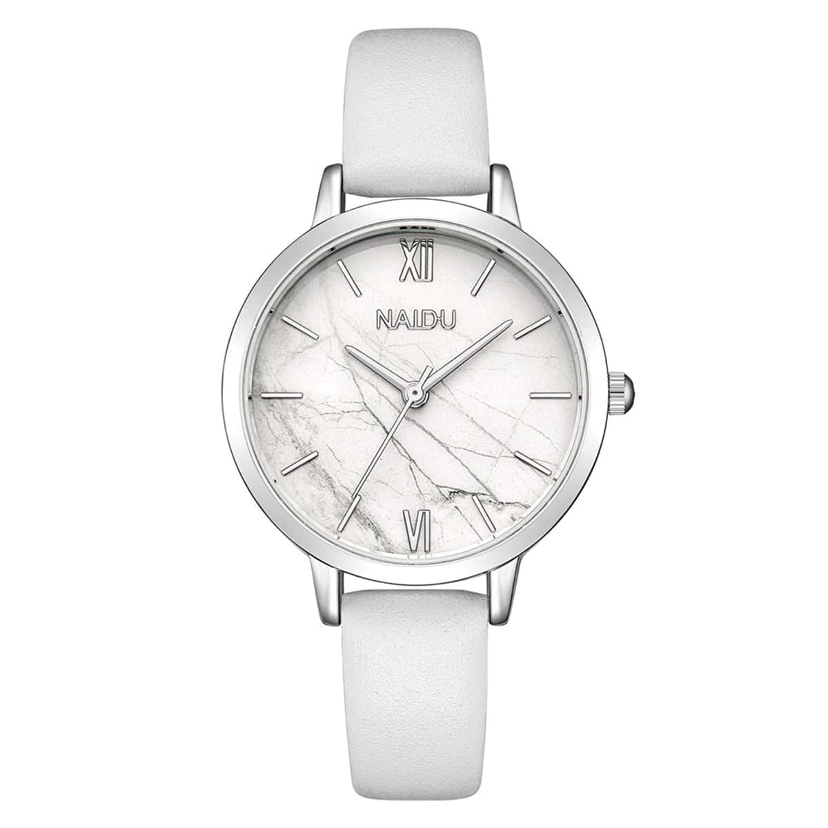 

Pu Strap Marble Pattern Dial Watch