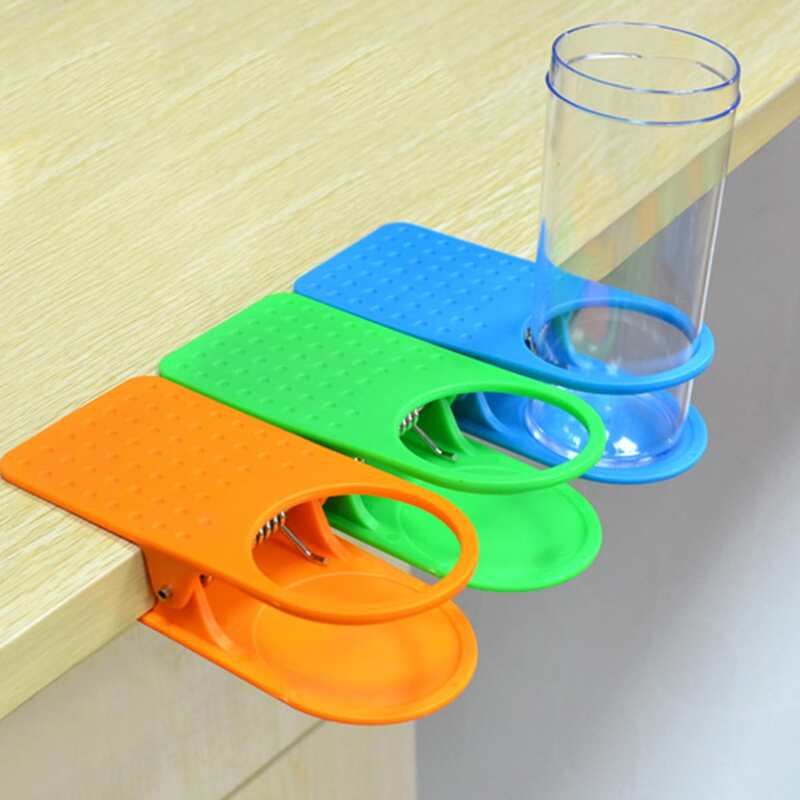 

1pc Random Table Cup Holder Clip, Multicolor