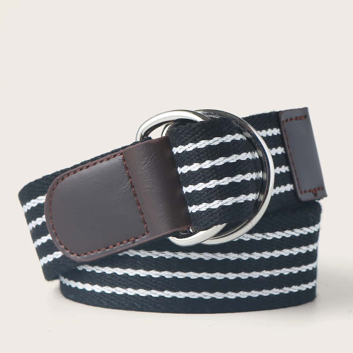 

Guys Striped Graphic Tape Belt, Multicolor